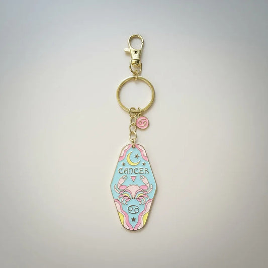 Llavero Zodiacal Hereje Diseño Astrológico Original Cancer