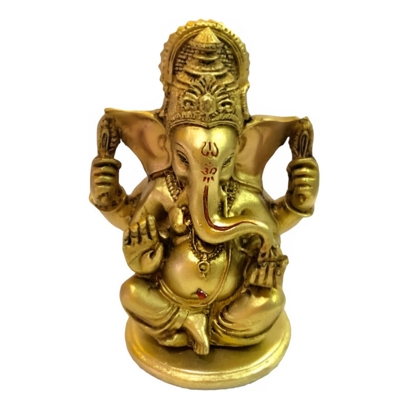 Ganesh Resina  Prosperidad 13.5 Cm Ritualizado