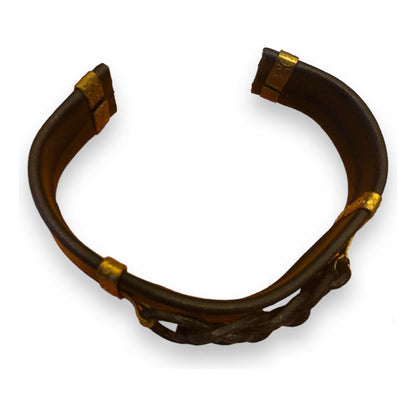 Brazalete Nudo Sintin Tipo Piel