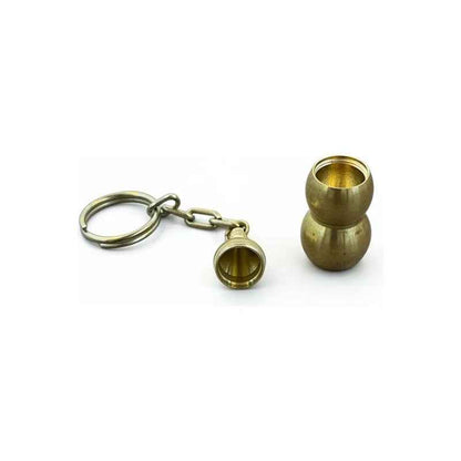 Llavero Wu Lou De Latón Feng Shui Amuleto 4 Cm Hu Lu, Gulu Dorado