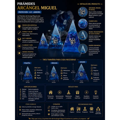 Piramide Angel En Tamaños 5 Cm, 7 Cm Y 9 Cm A Elegir 9 Cm Azul by HEREJE