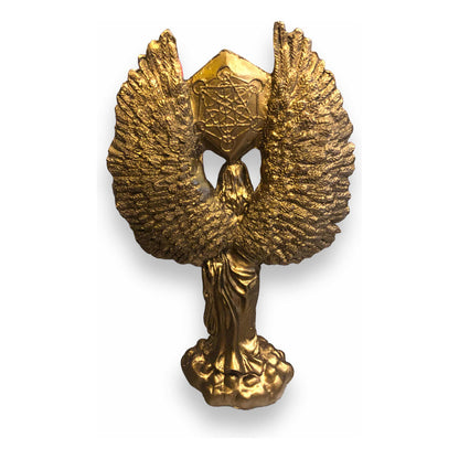 Metatron 22cm Bronce Figura De Resina
