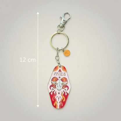 Llavero Zodiacal Hereje Diseño Astrológico Original Aries