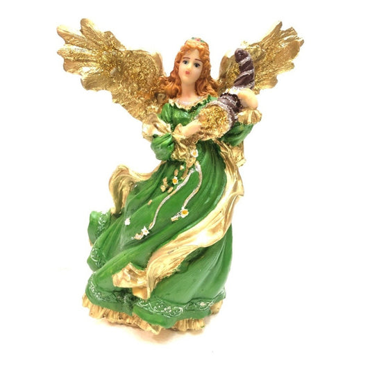 Angel De La Abundancia En Resina Nacional 27 Cm.