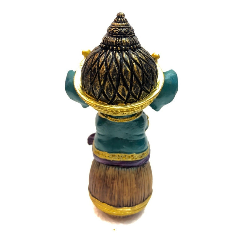 Ganesh Bebe En Barril  14.5cm Resina Nacional