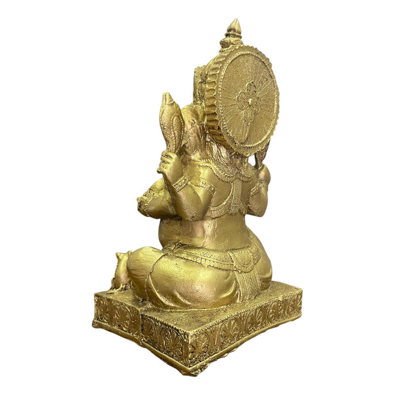 Ganesh Figura De Resina 24cm De Alto.
