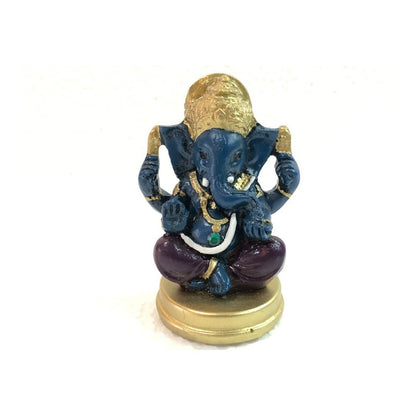 Ganesh 8.5 Cm Resina Nacional Pintado A Mano