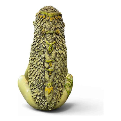 Figura Diosa Madre Tierra Gaia Estatua Decorativa 15cm Verde Claro