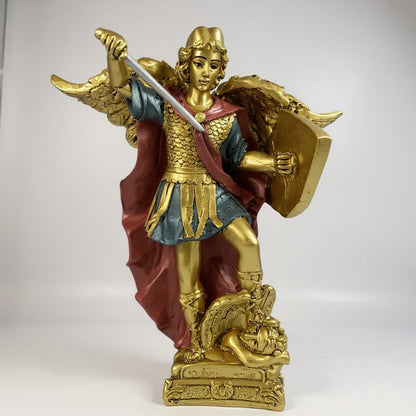 Esculturas De Resina Arcángeles De 24cm De Altura