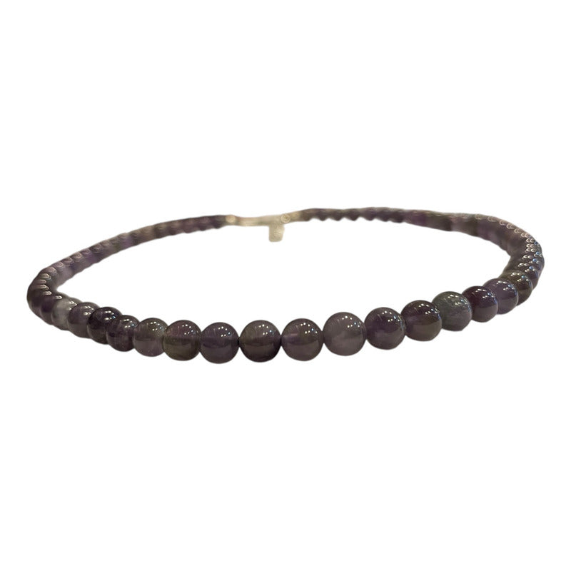 Amatista Collar De Piedra Natural Amatista
