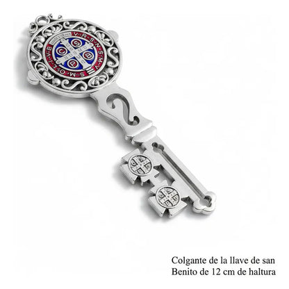 San Benito Llave Decoración Del Hogar 12 Cm Plateado by HEREJE