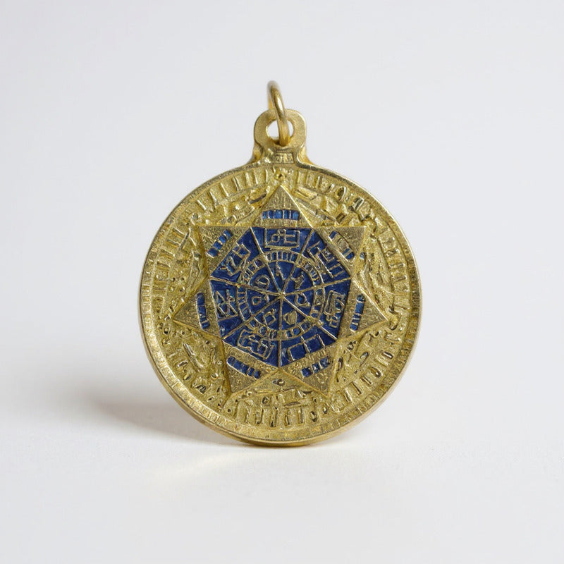 Sello Seite Arcangeles  Metatron Dije Metal Encapsulado 30mm