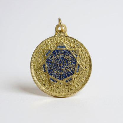 Sello Seite Arcangeles  Metatron Dije Metal Encapsulado 30mm