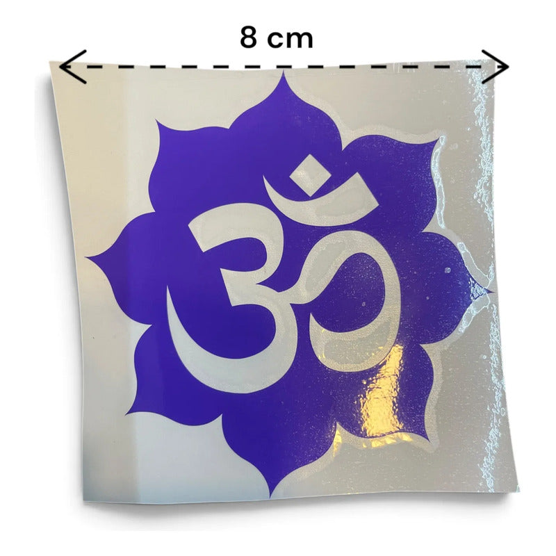 Estampa Om Morado Flor Recorte by HEREJE