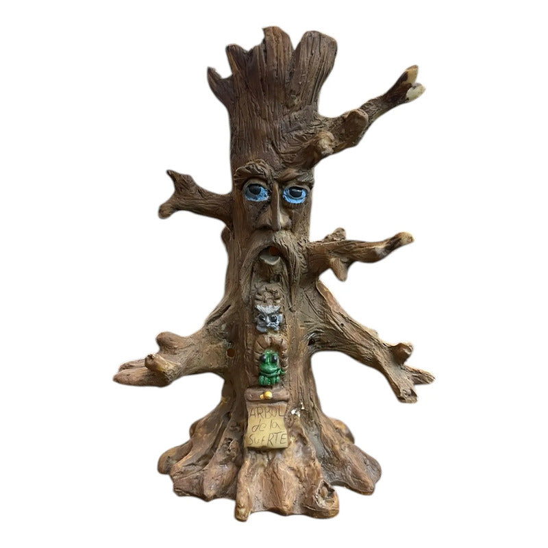 Porta Inciensos En Forma De Arbol Artesanales Arbol De La Suerte 14 Cm Artesanal by HEREJE