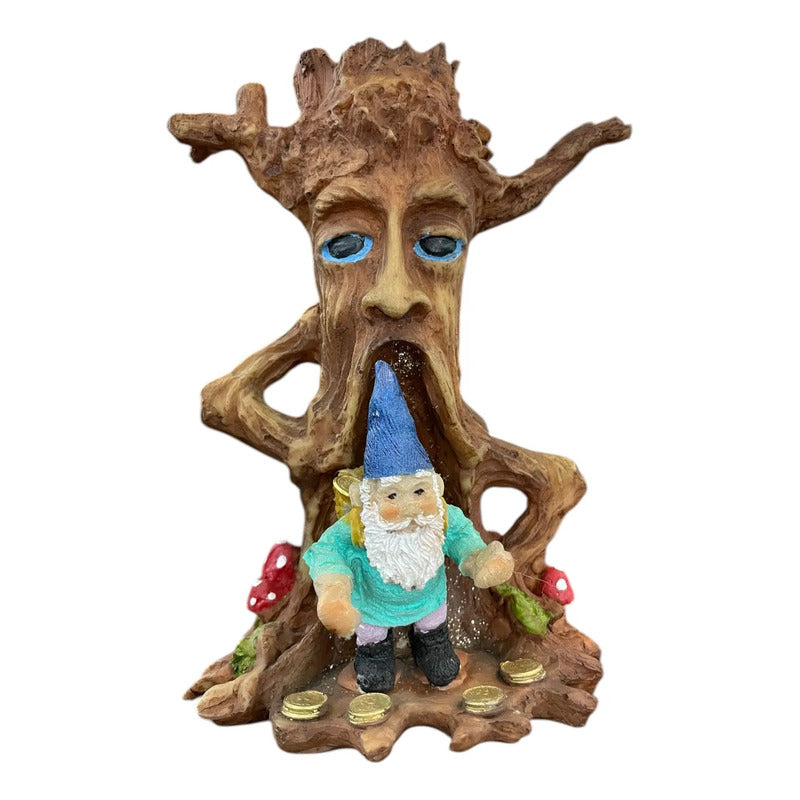 Porta Inciensos En Forma De Arbol Artesanales Arbol Gnomo 18cm Gnomo by HEREJE