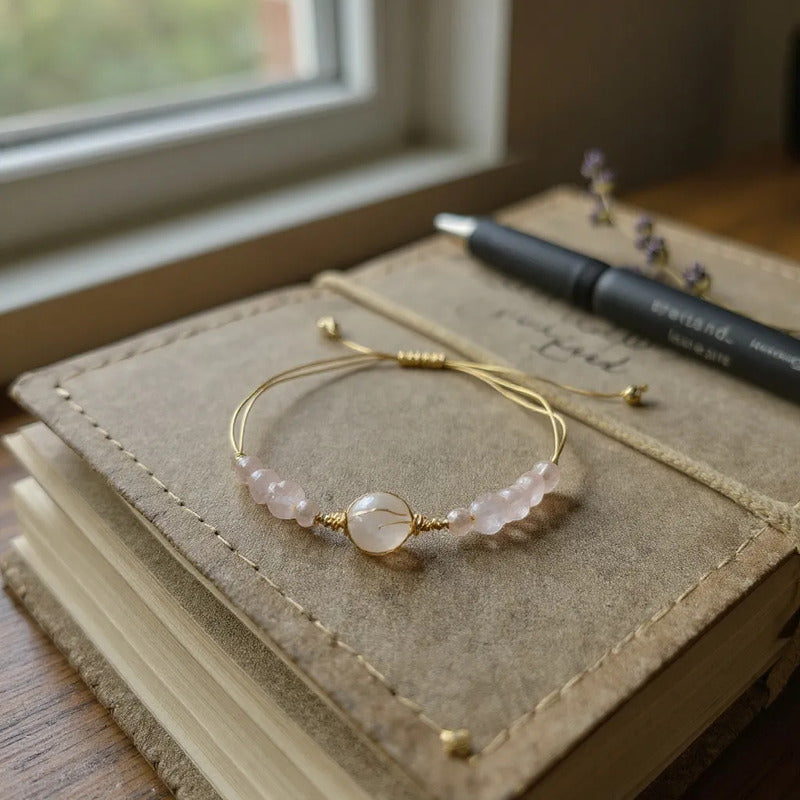 Pulsera Hereje Ajustable De Cuarzo