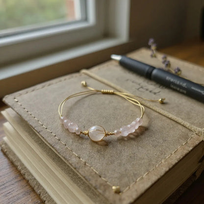 Pulsera Hereje Ajustable De Cuarzo