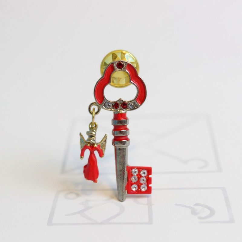 Arcangel Uriel Prendedor 1.5x1.5x4.2 Rojo by HEREJE