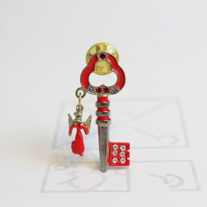 Arcangel Uriel Prendedor 1.5x1.5x4.2 Rojo by HEREJE