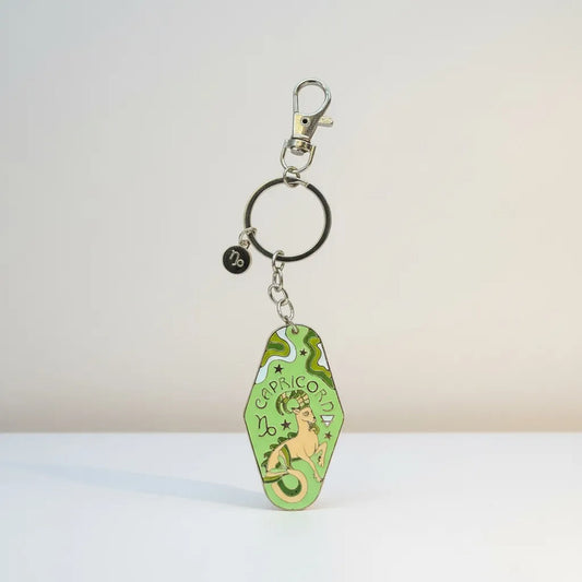 Llavero Zodiacal Hereje Diseño Astrológico Original Capricornio