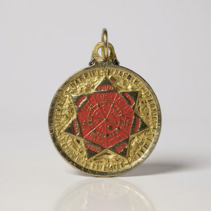 Sello Seite Arcangeles  Metatron Dije Metal Encapsulado 30mm