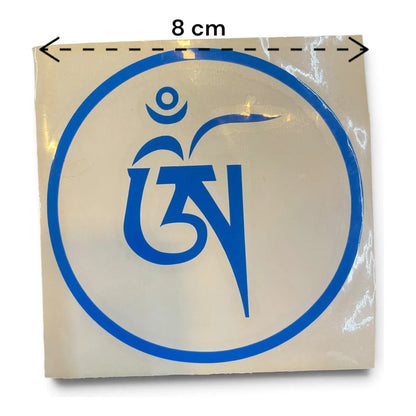 Estampa Om Azul Tibetano Recorte by HEREJE