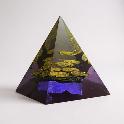 Piramides De Resina Pulida Varios Modelos 8.5x7x7 Cm