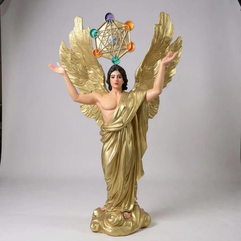 Metatron Arcangel Resina Nacional 34 Cm.