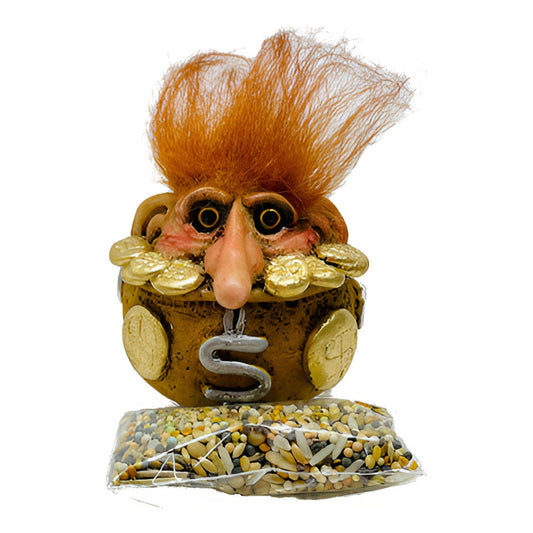 Troll Púa De La Riqueza + Semillas + Tarjeta Activación 7cm