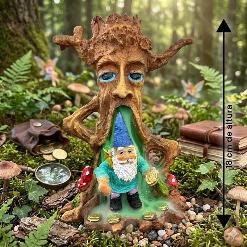Porta Inciensos En Forma De Arbol Artesanales Arbol Gnomo 18cm Gnomo by HEREJE