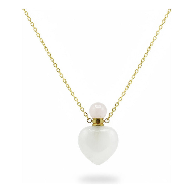 Cuarzo Amatista Rosa Blanco Varios Modelos Perfumero 4 Cm