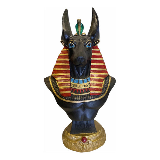 Anubis Busto Figura De Resina 23cm