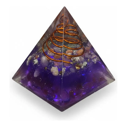 Piramide Orgonita 5 Cm De Altura Purpura by HEREJE