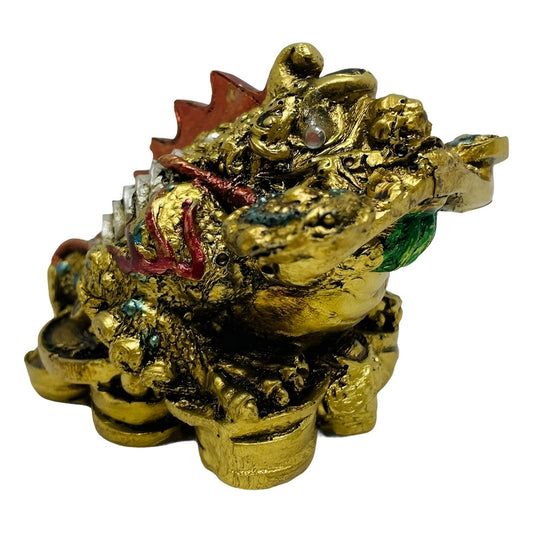 Rana De La Suerte Y La Abundancia Con El Ru Yi Resina