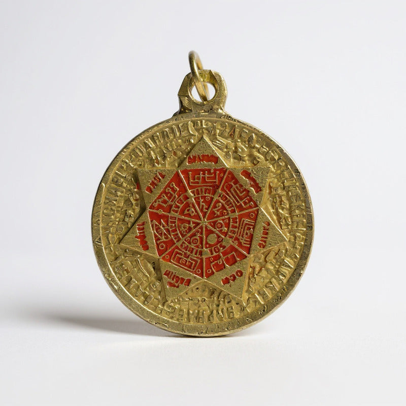 Sello Seite Arcangeles Metatron Dije Metal Encapsulado 25mm by HEREJE
