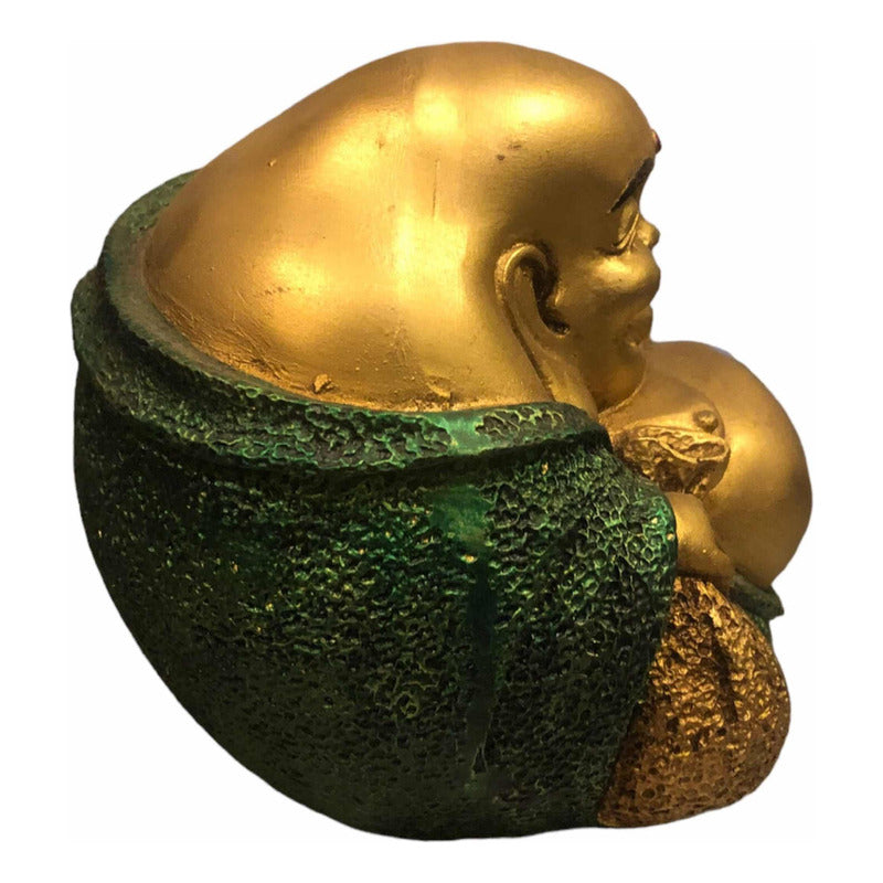 Buda De Bola Chico Figura De Resina