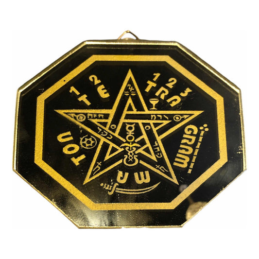 Tetragramaton 12cm Espejo Grabado