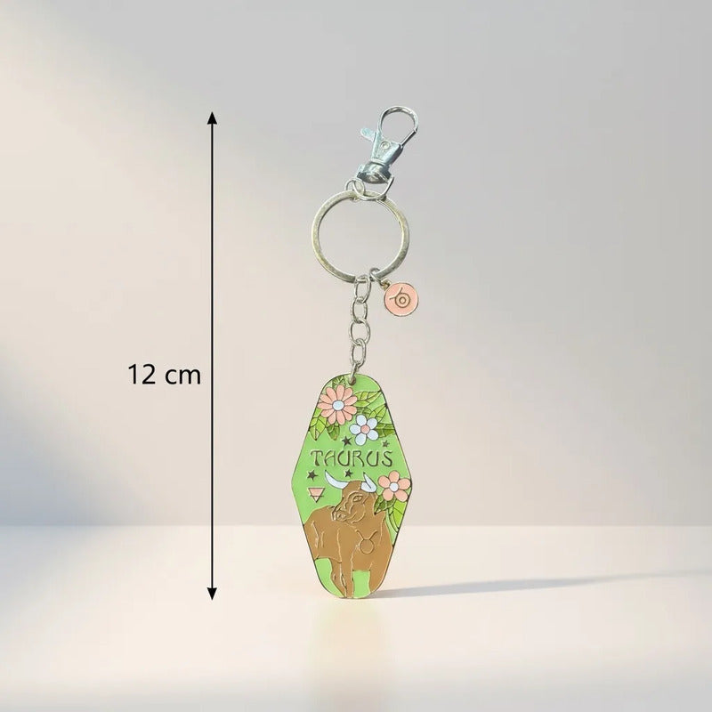 Llavero Zodiacal Hereje Diseño Astrológico Original Tauro