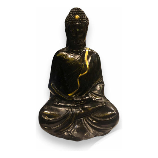 Buda Negro Grande 27 Cm