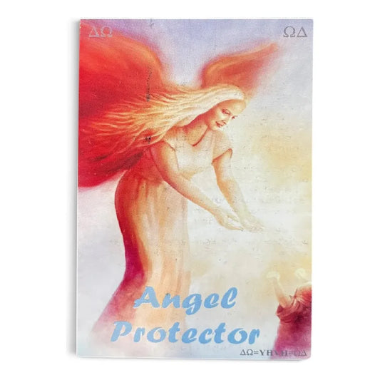 Estampas Coleccionables Esoterismo 5 Piezas Iguales Por Pac Angel Protector Religióso