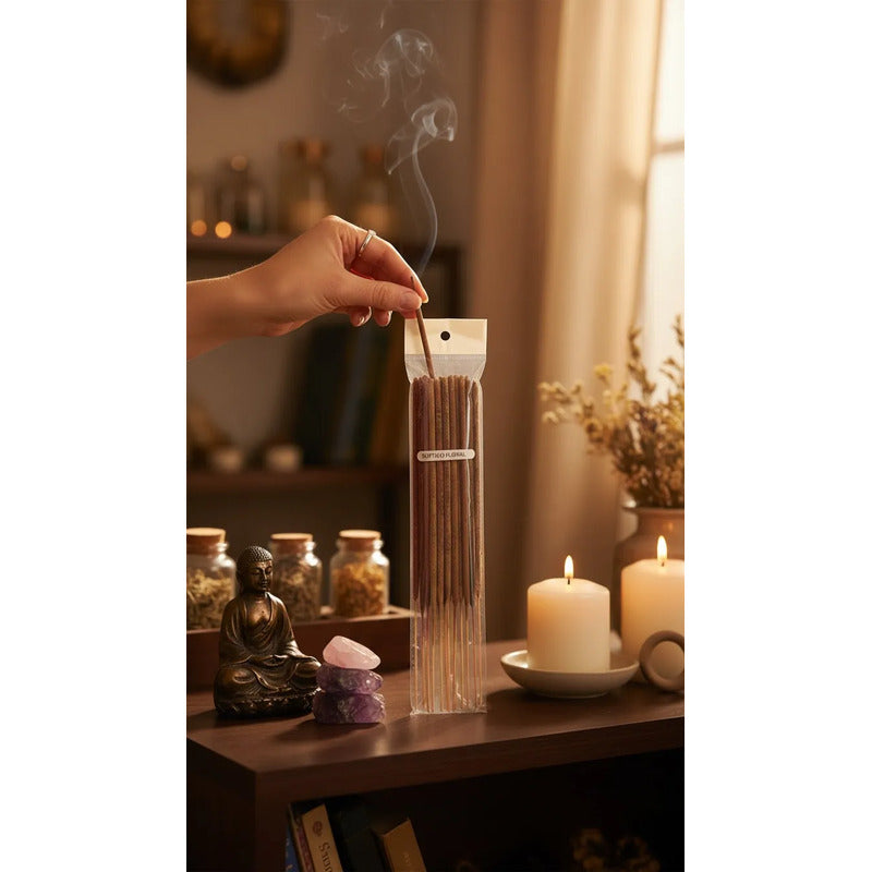 Incienso Artesanal 20 Varitas Gruesas Aroma A Elegir Surtido Floral by HEREJE