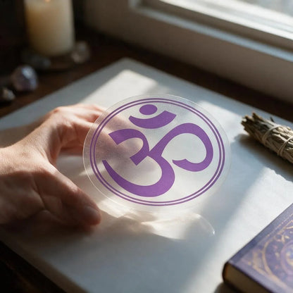 Estampa Om Morado Circulo Serigrafía by HEREJE