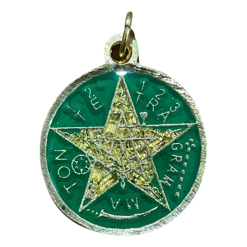 Dije Charm Hereje Estrella Zodiacal Brillante 25mm