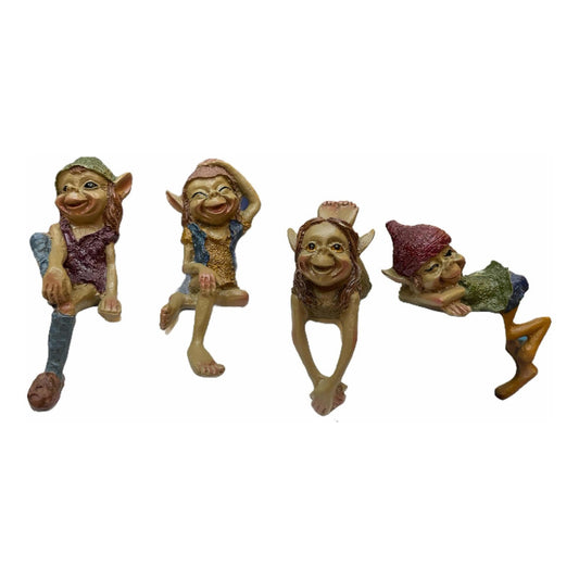 Elfos De La Abundancia Figura De Resina 10.5 Cm