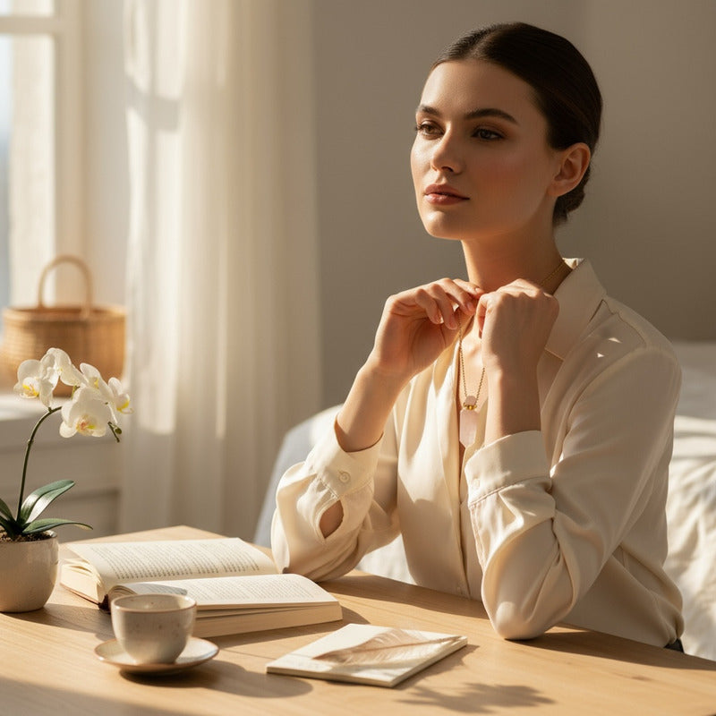 Cuarzo Amatista Rosa Blanco Varios Modelos Perfumero 4 Cm