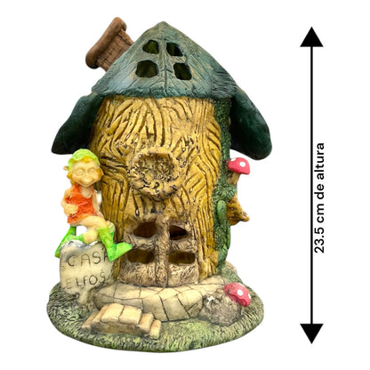 Porta Inciensos En Forma De Arbol Artesanales Casa Elfos 23.5 Cm Artesanales by HEREJE