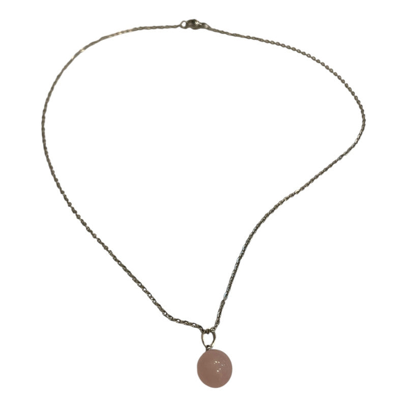 Cuarzo En Esfera Dije Con Cadena