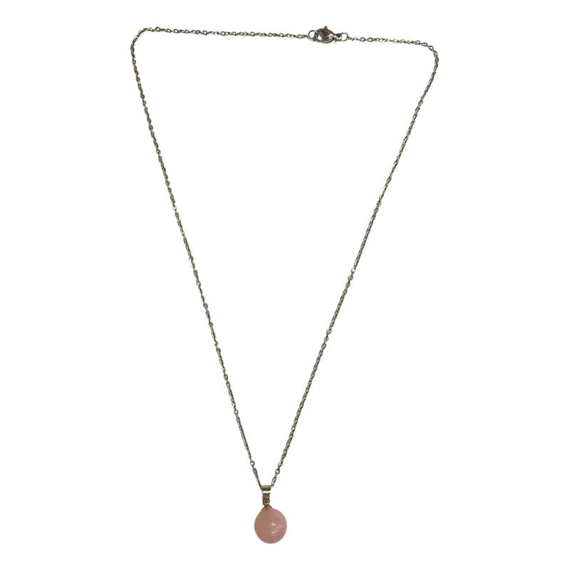 Cuarzo En Esfera Dije Con Cadena