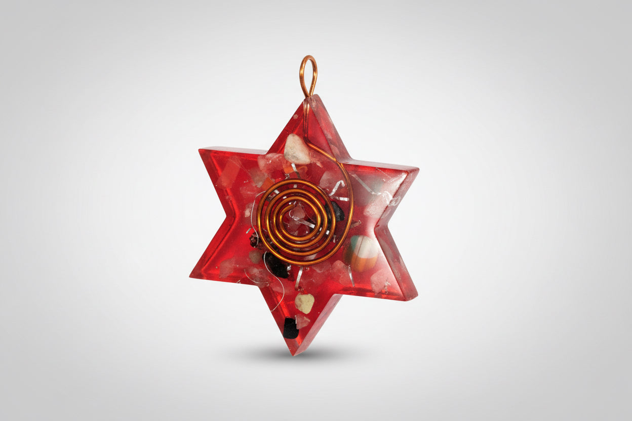 Orgonita Colgante Dije Amuleto Para Limpiar Energía Estrella